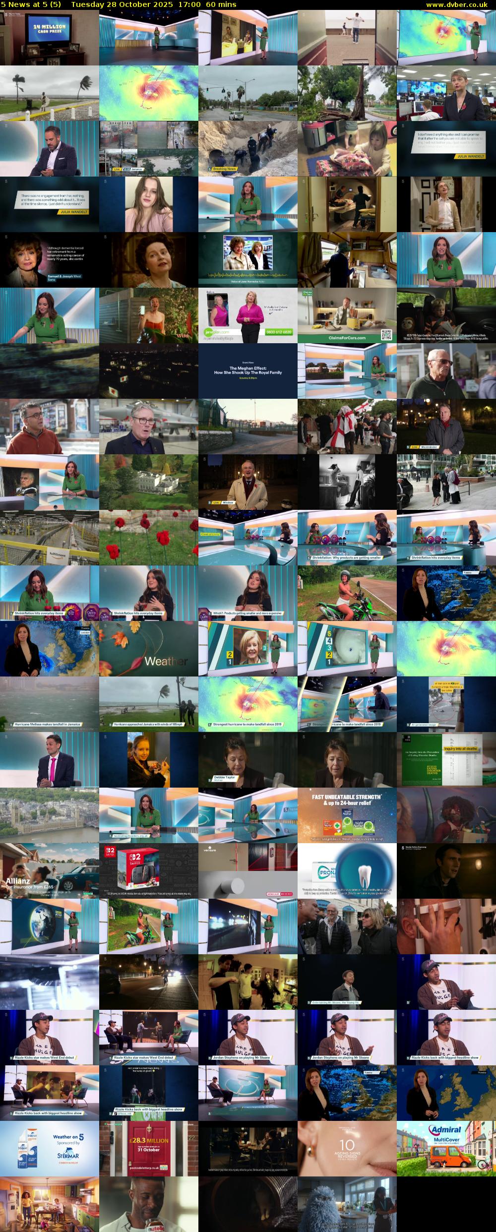 5 News at 5 (5) Tuesday 28 October 2025 17:00 - 18:00