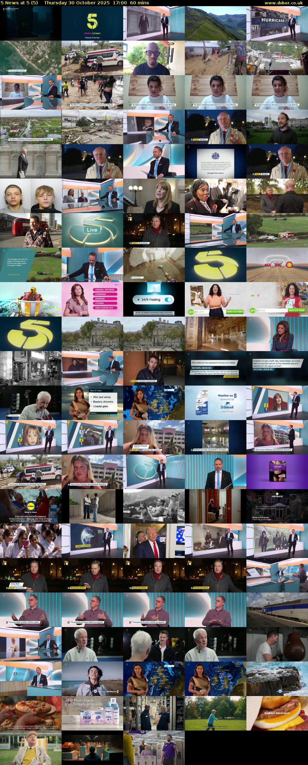 5 News at 5 (5) Thursday 30 October 2025 17:00 - 18:00