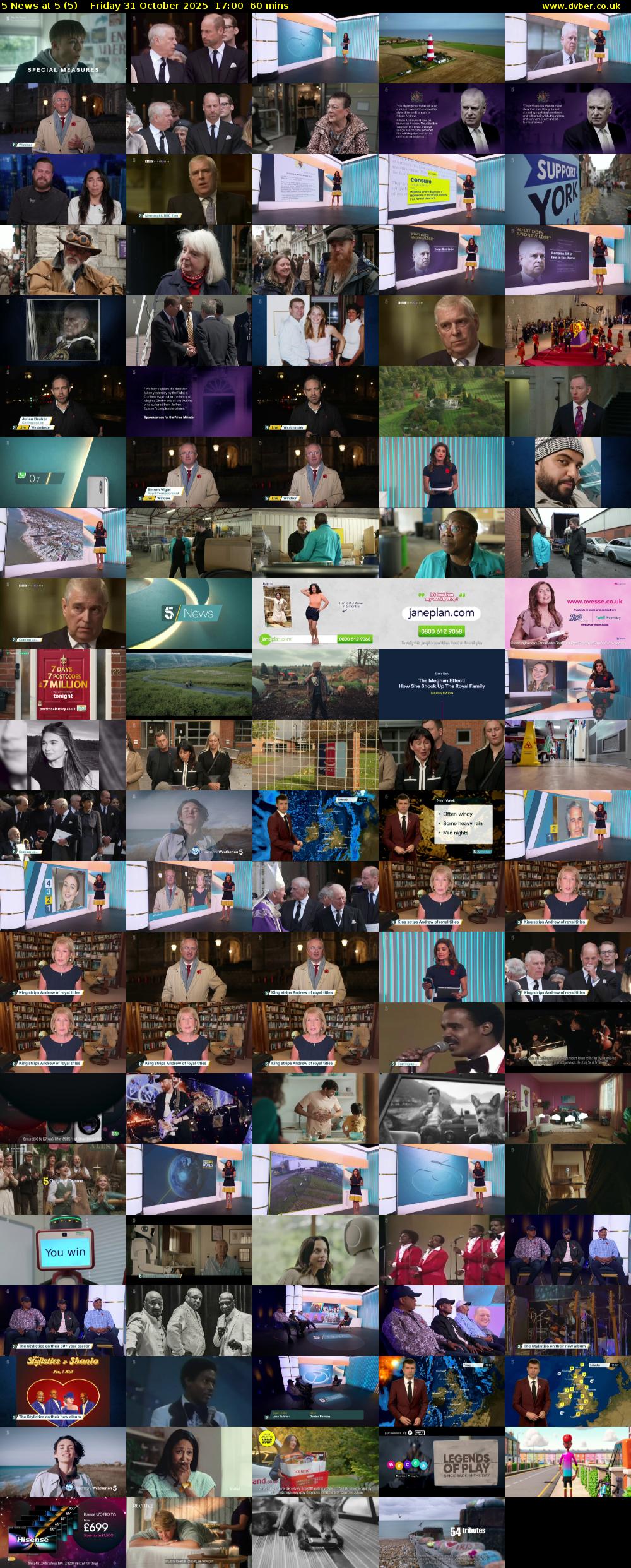 5 News at 5 (5) Friday 31 October 2025 17:00 - 18:00