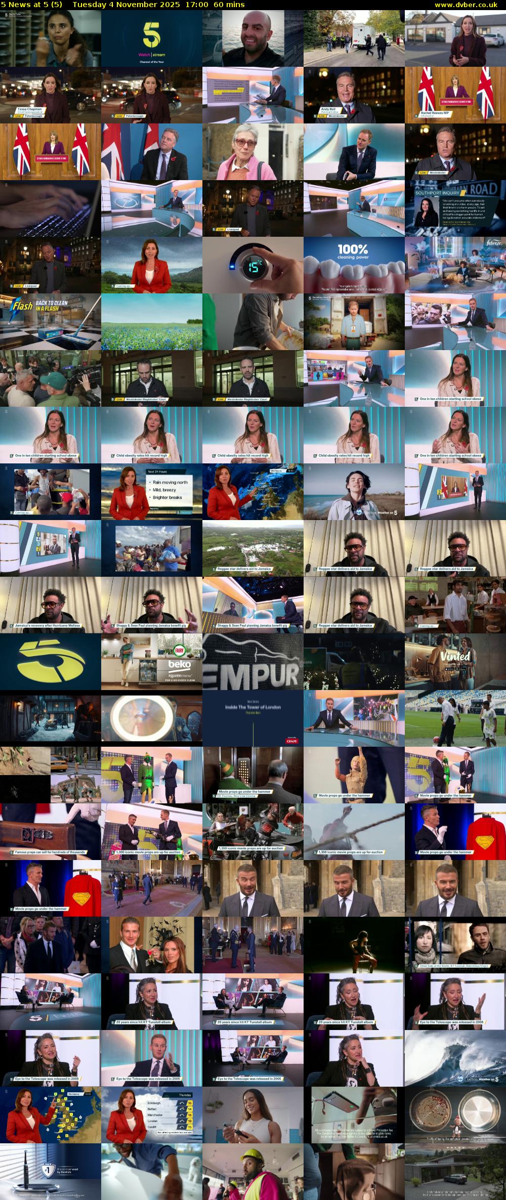 5 News at 5 (5) Tuesday 4 November 2025 17:00 - 18:00