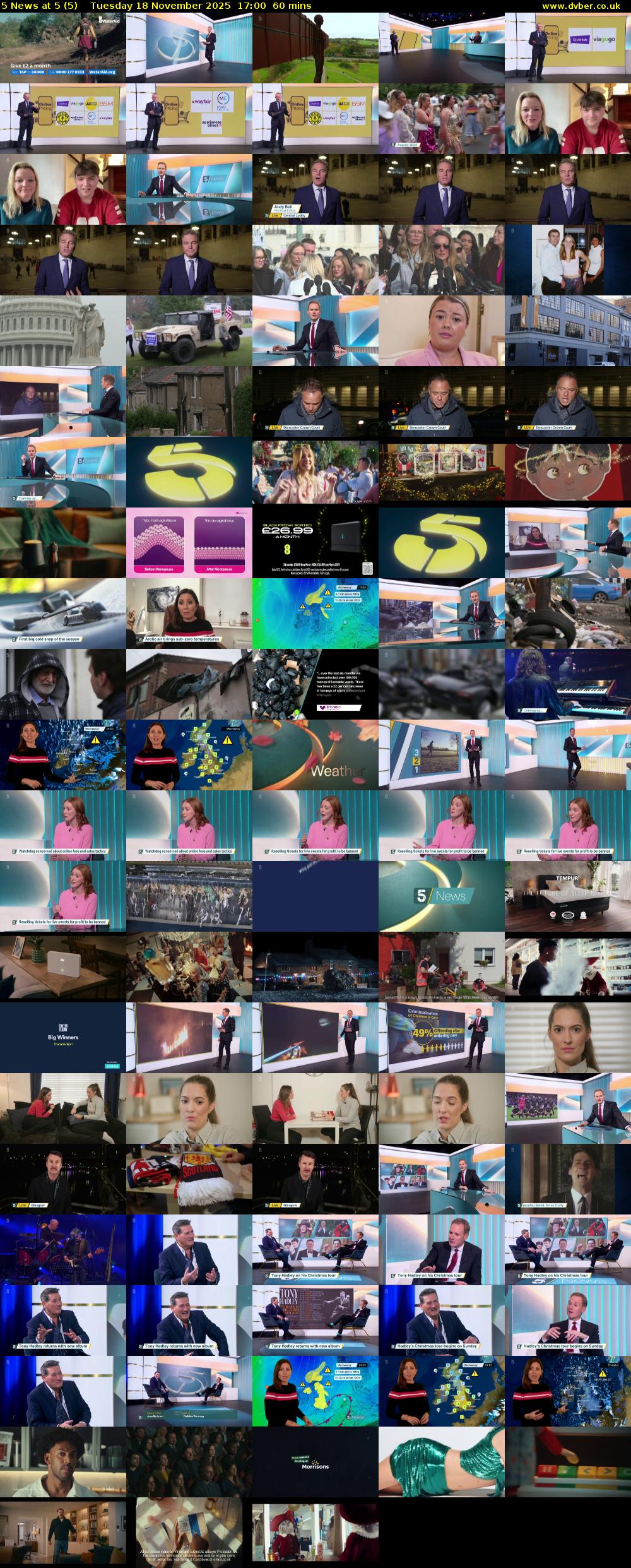 5 News at 5 (5) Tuesday 18 November 2025 17:00 - 18:00