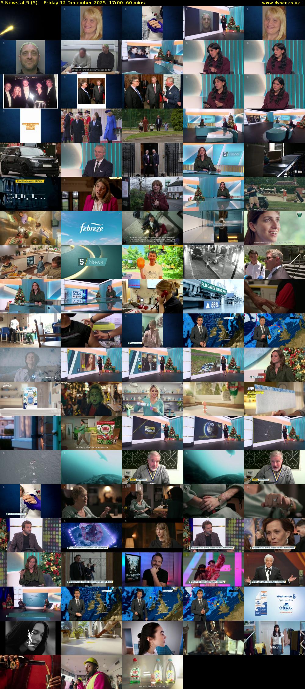 5 News at 5 (5) Friday 12 December 2025 17:00 - 18:00