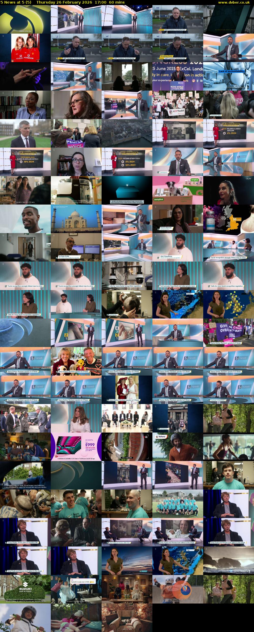 5 News at 5 (5) Thursday 26 February 2026 17:00 - 18:00