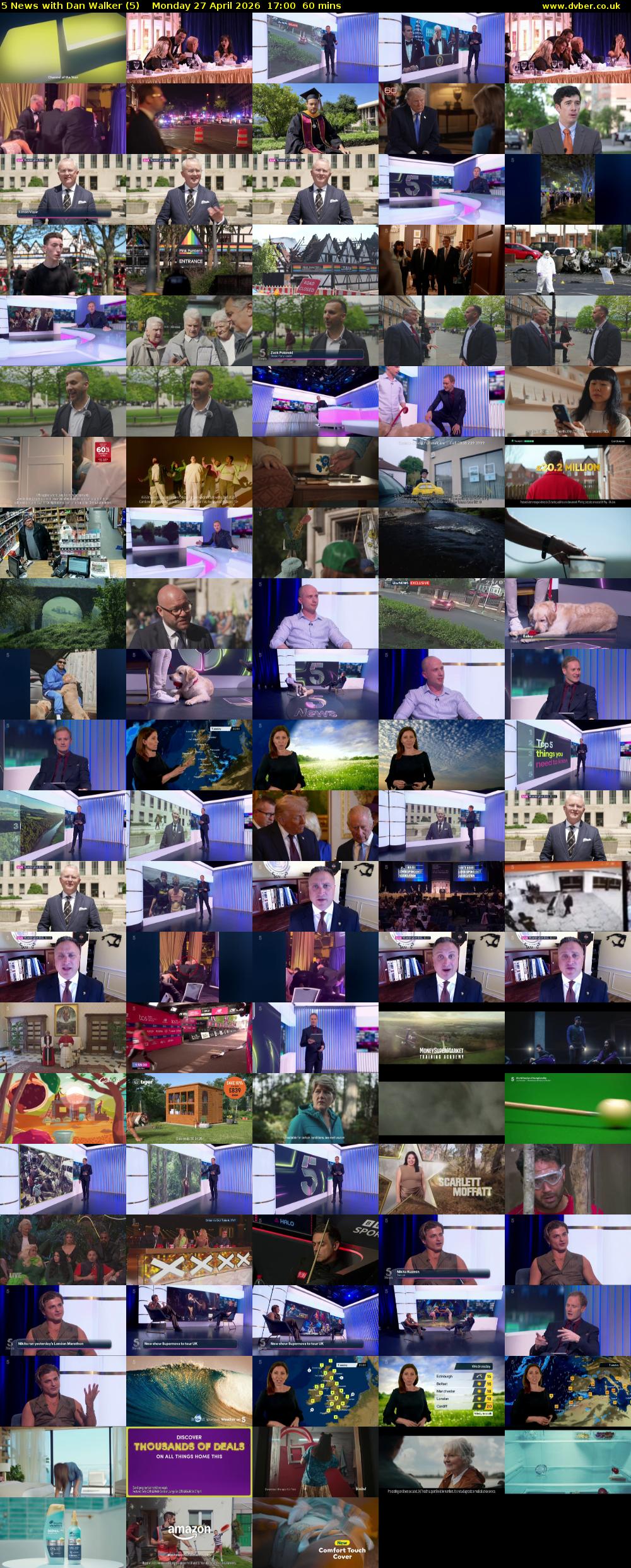 5 News with Dan Walker (5) Monday 27 April 2026 17:00 - 18:00