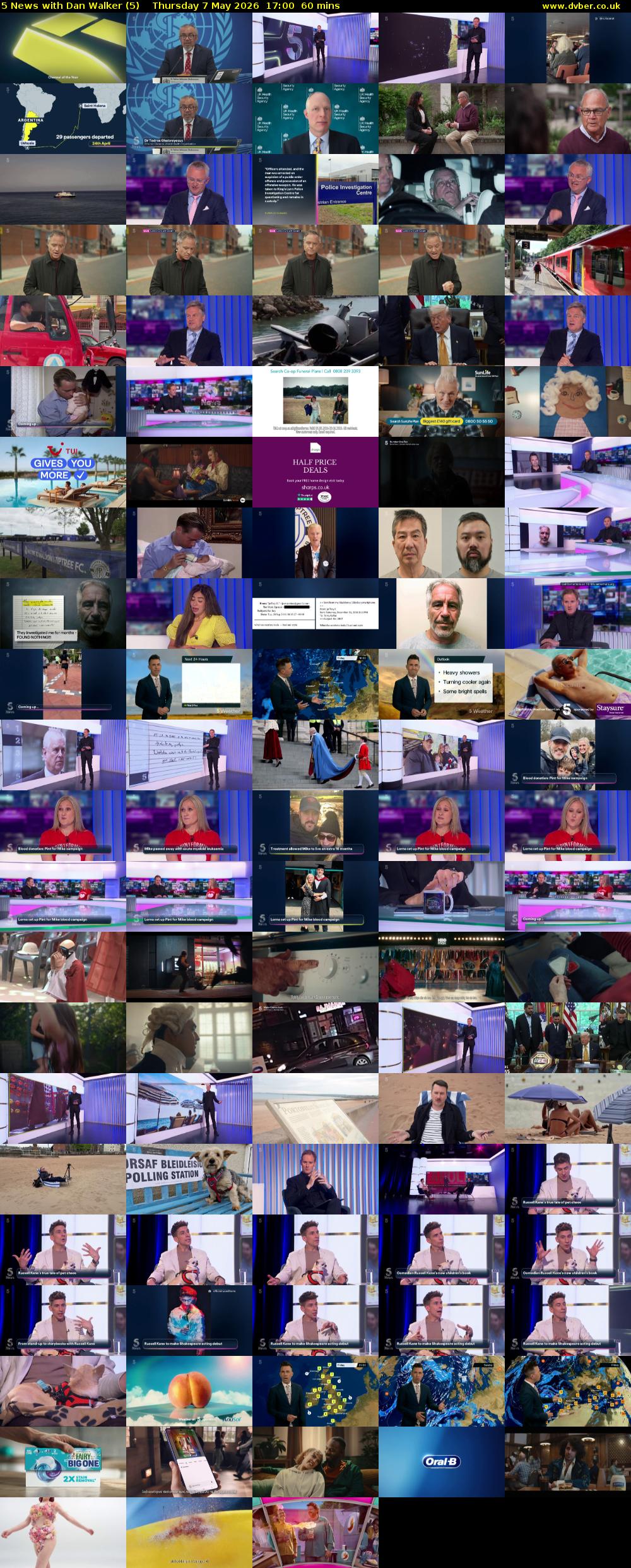 5 News with Dan Walker (5) Thursday 7 May 2026 17:00 - 18:00