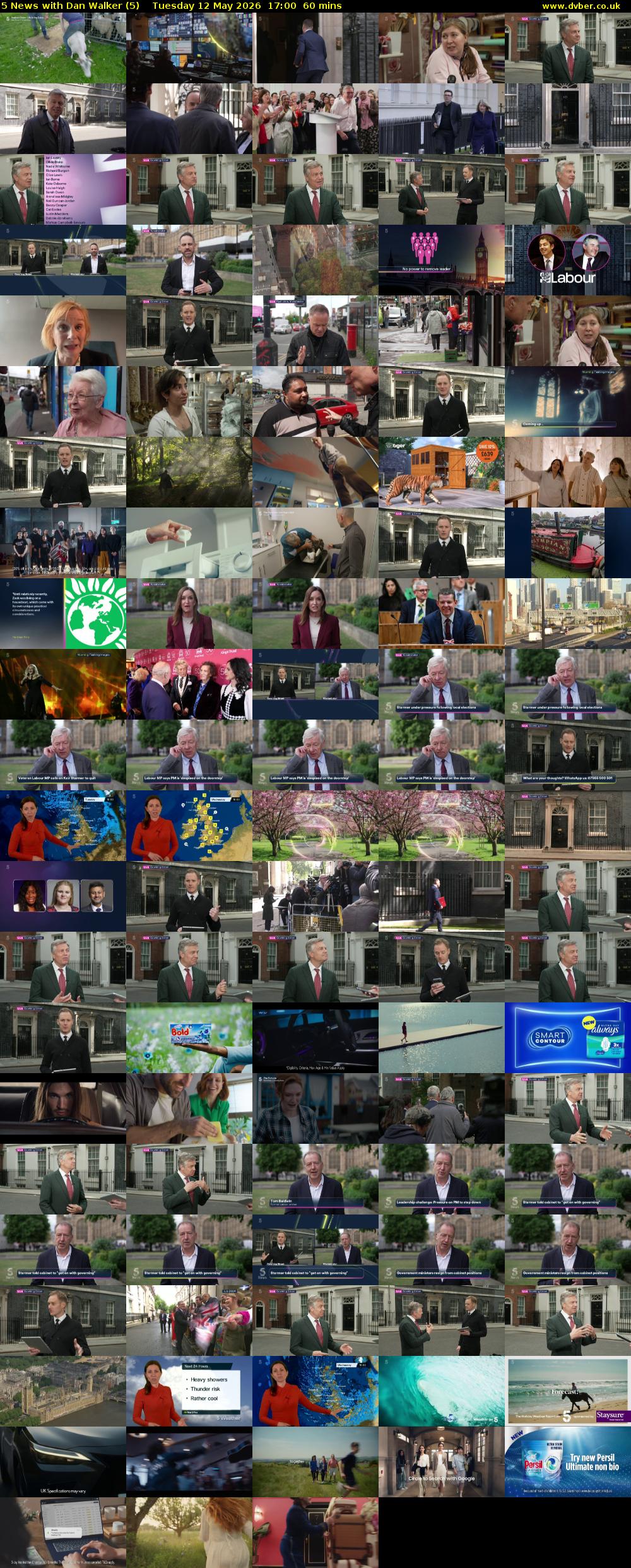 5 News with Dan Walker (5) Tuesday 12 May 2026 17:00 - 18:00