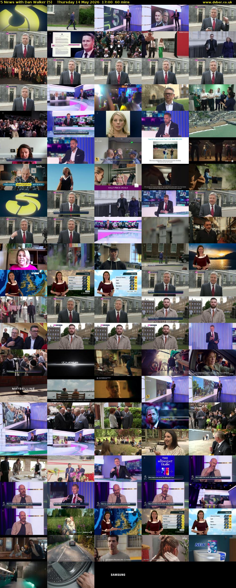 5 News with Dan Walker (5) Thursday 14 May 2026 17:00 - 18:00