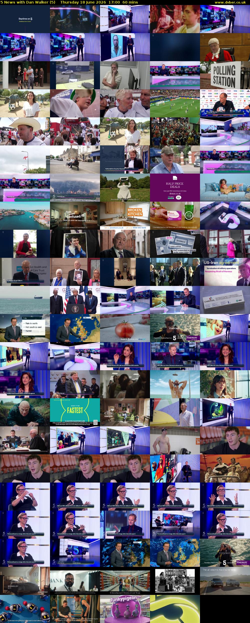 5 News with Dan Walker (5) Thursday 18 June 2026 17:00 - 18:00