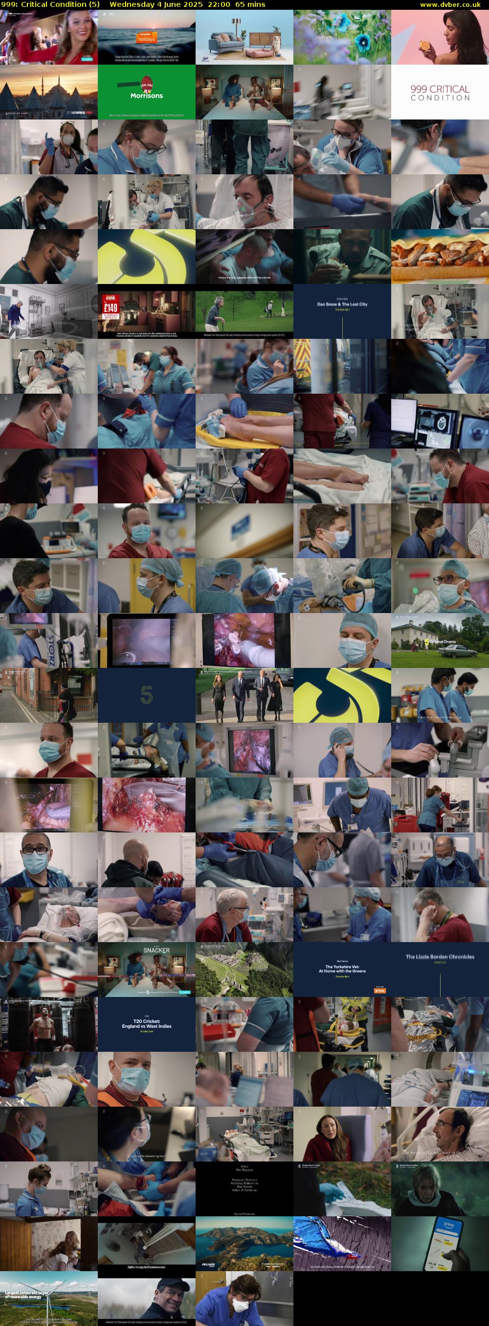 999: Critical Condition (5) Wednesday 4 June 2025 22:00 - 23:05
