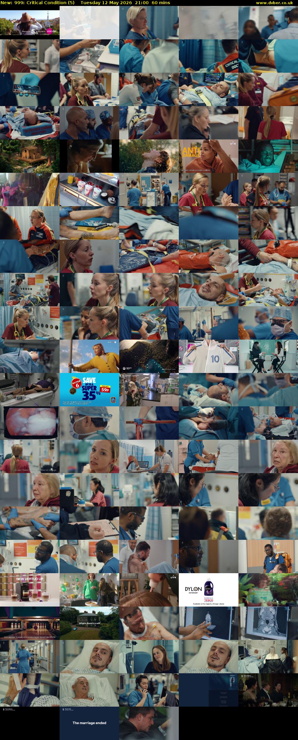 999: Critical Condition (5) Tuesday 12 May 2026 21:00 - 22:00