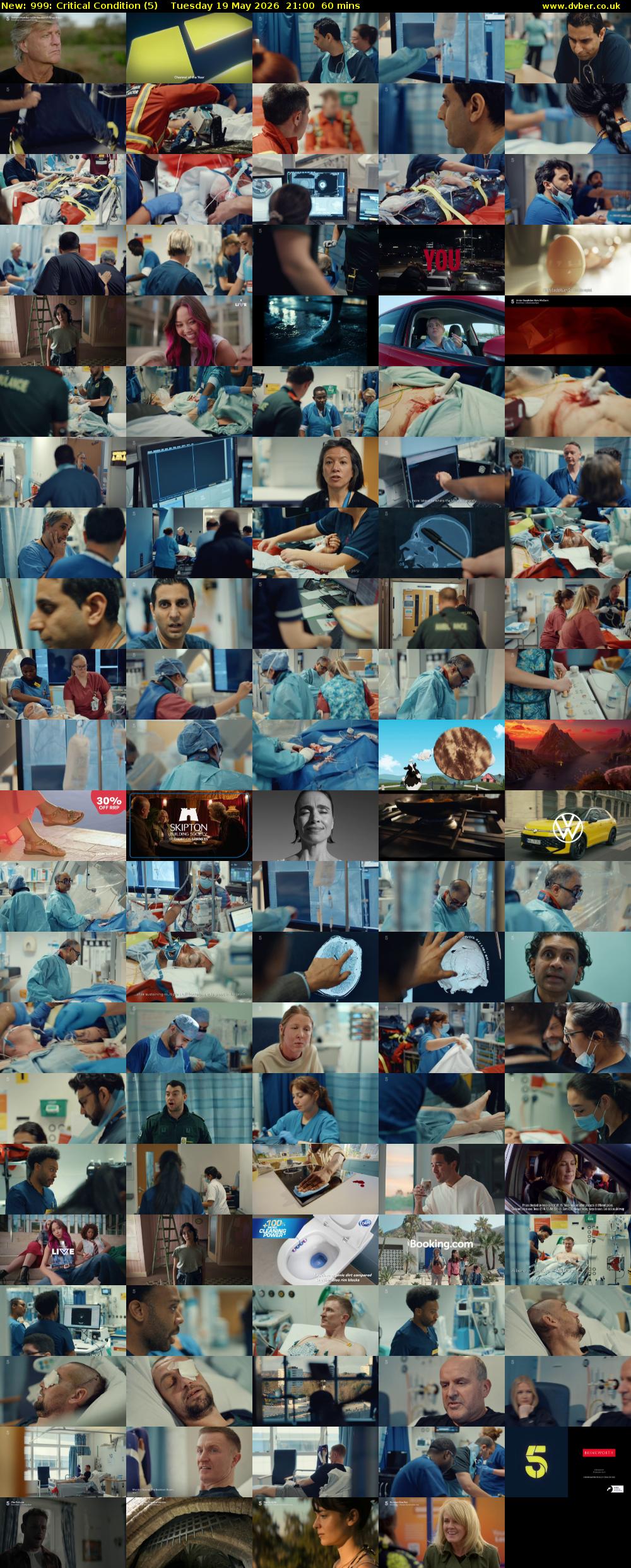999: Critical Condition (5) Tuesday 19 May 2026 21:00 - 22:00
