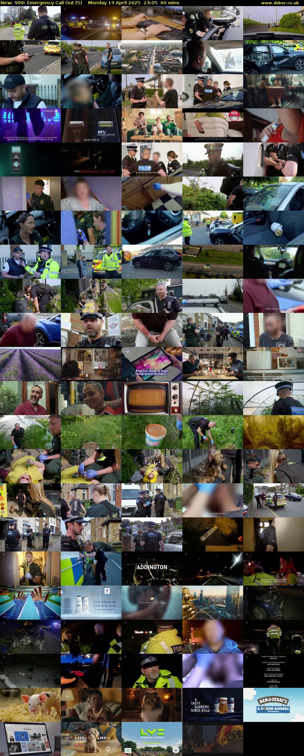 999: Emergency Call Out (5) Monday 14 April 2025 23:05 - 00:05