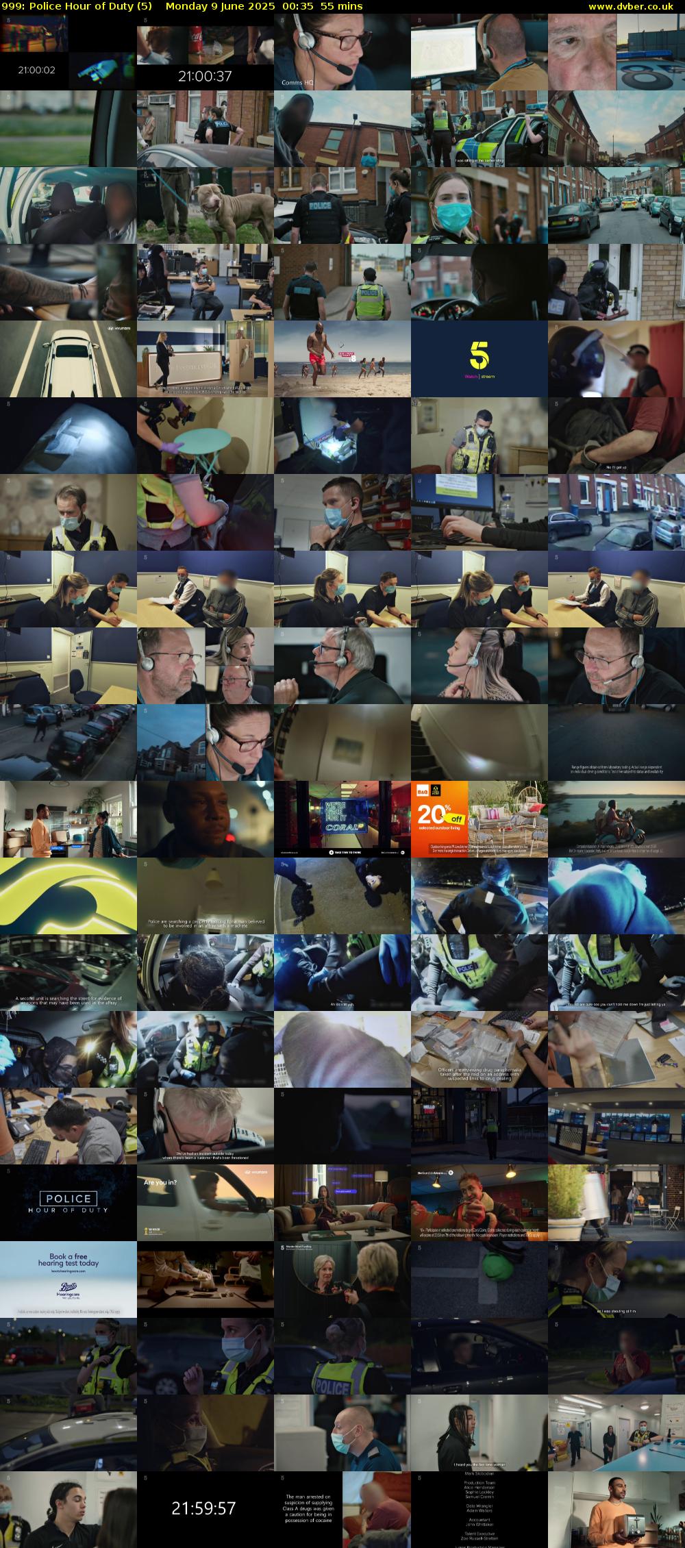 999: Police Hour of Duty (5) Monday 9 June 2025 00:35 - 01:30