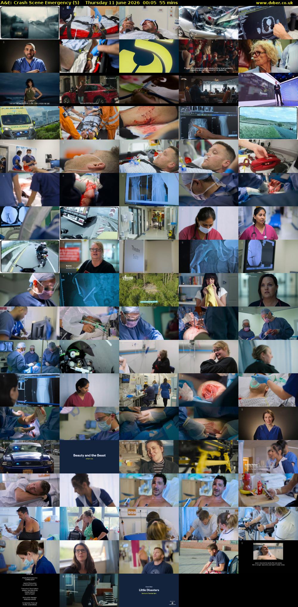 A&E: Crash Scene Emergency (5) Thursday 11 June 2026 00:05 - 01:00