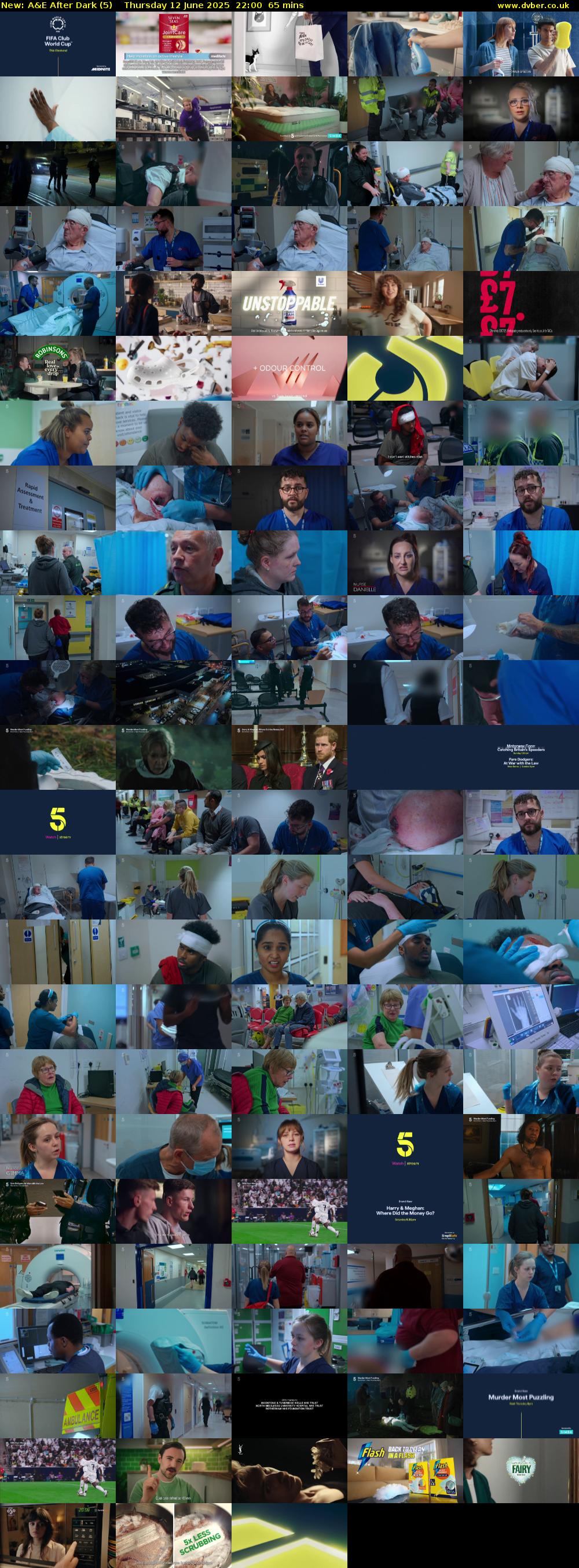 A&E After Dark (5) Thursday 12 June 2025 22:00 - 23:05