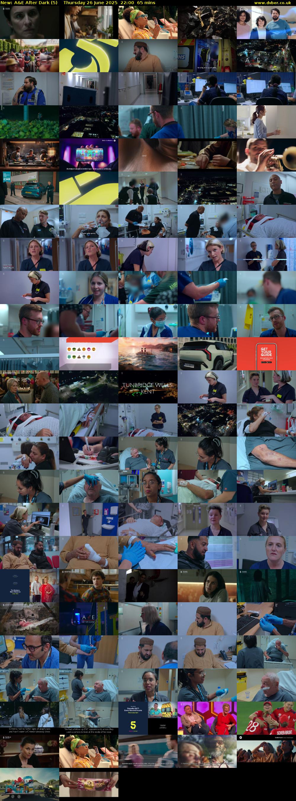 A&E After Dark (5) Thursday 26 June 2025 22:00 - 23:05