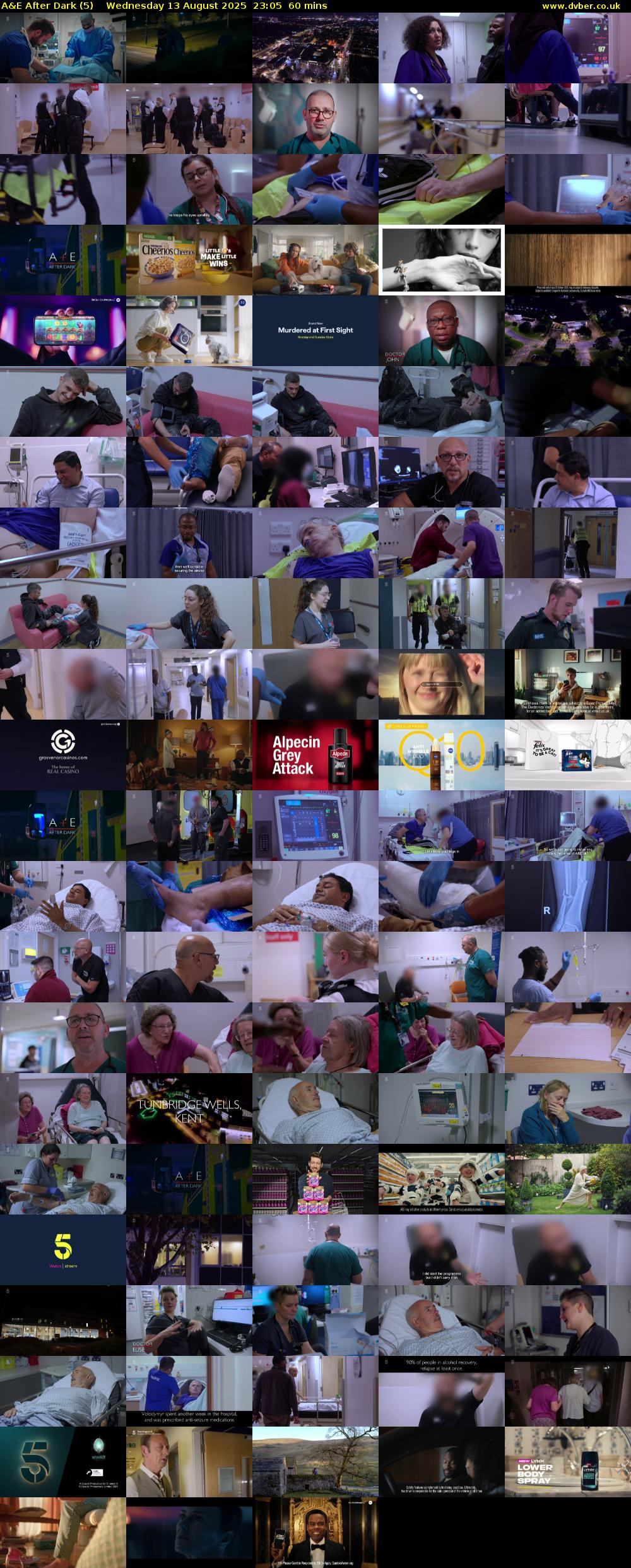 A&E After Dark (5) Wednesday 13 August 2025 23:05 - 00:05