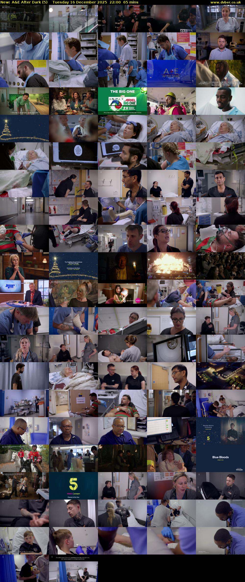 A&E After Dark (5) Tuesday 16 December 2025 22:00 - 23:05