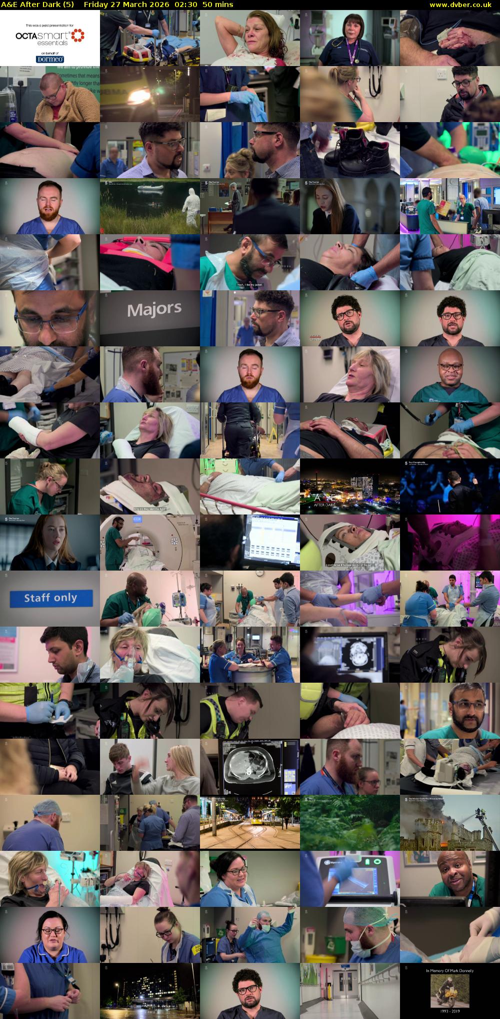 A&E After Dark (5) Friday 27 March 2026 02:30 - 03:20