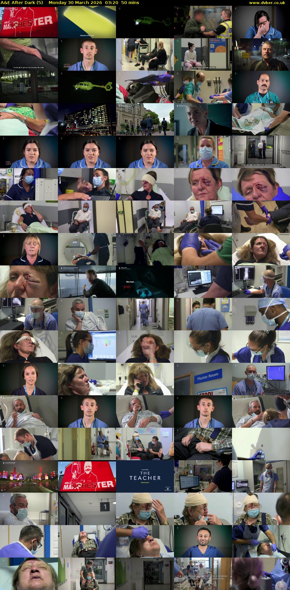 A&E After Dark (5) Monday 30 March 2026 03:20 - 04:10