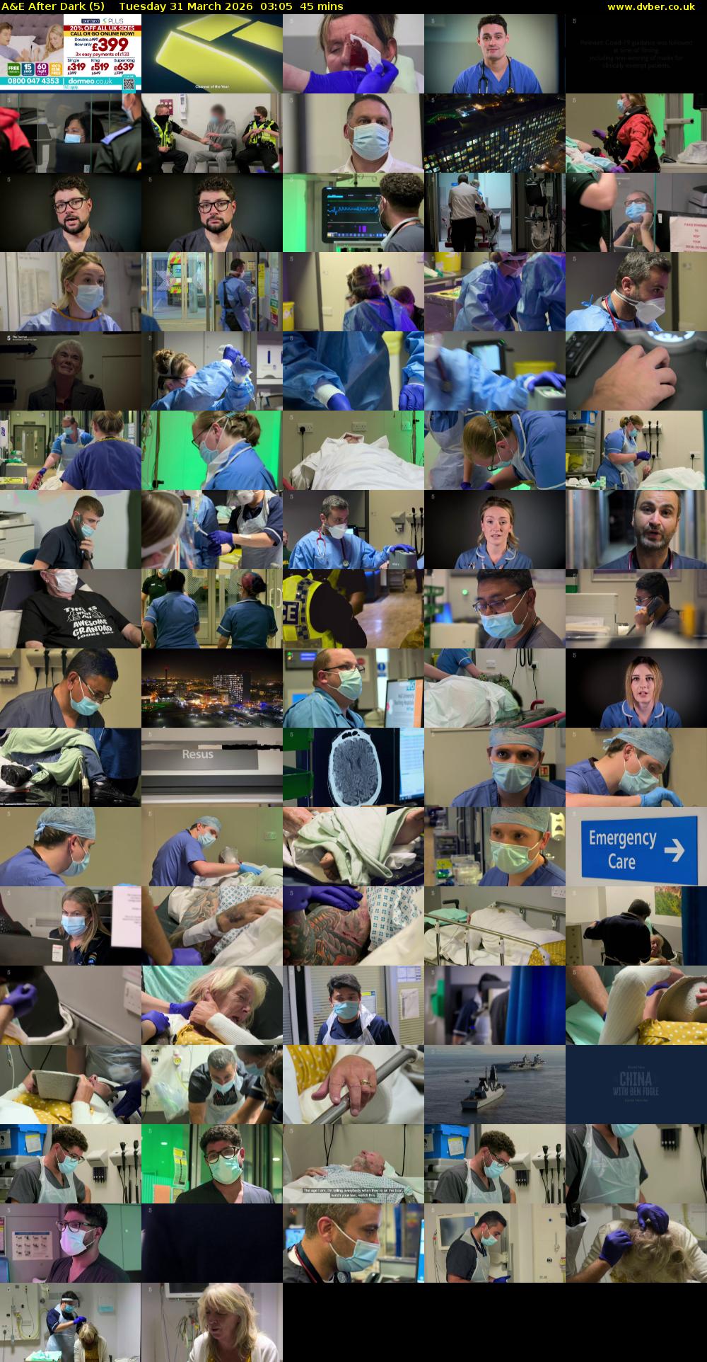 A&E After Dark (5) Tuesday 31 March 2026 03:05 - 03:50