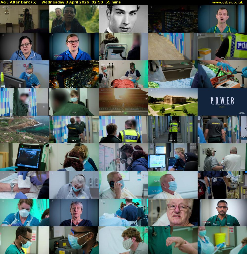 A&E After Dark (5) Wednesday 8 April 2026 02:50 - 03:45