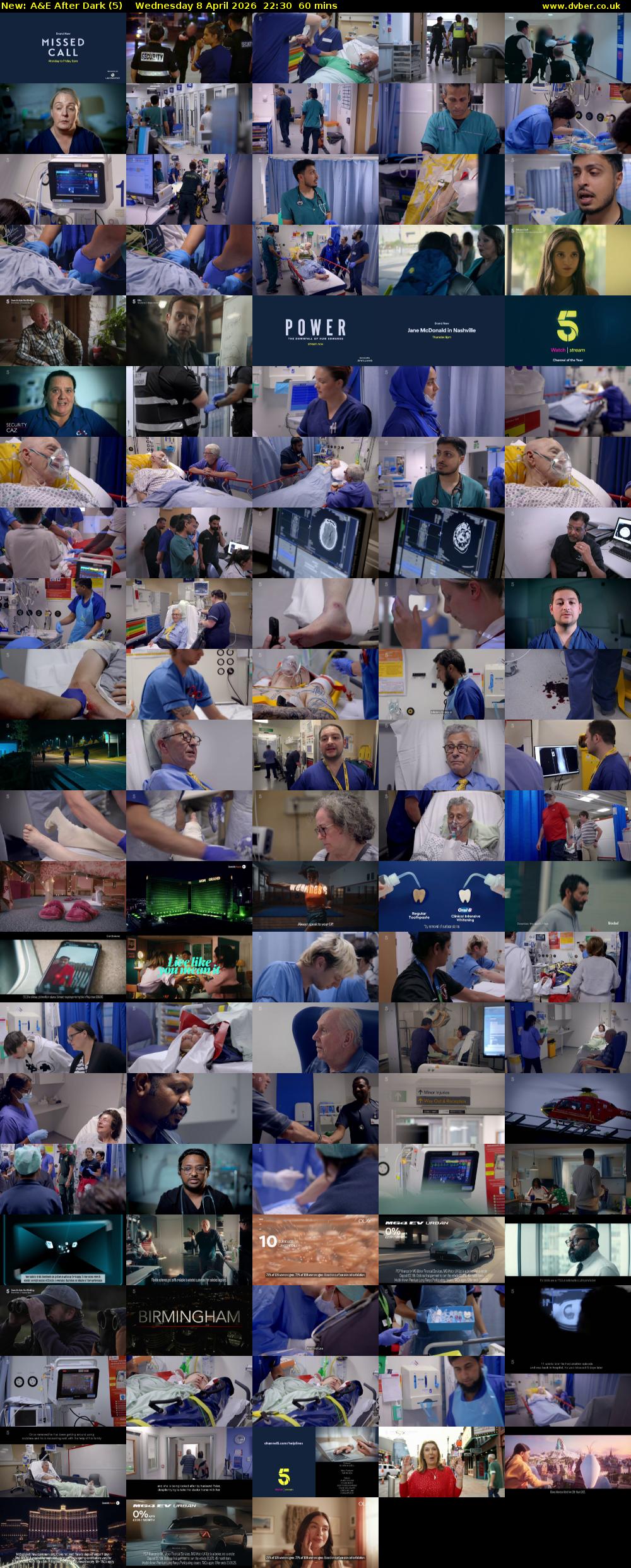 A&E After Dark (5) Wednesday 8 April 2026 22:30 - 23:30