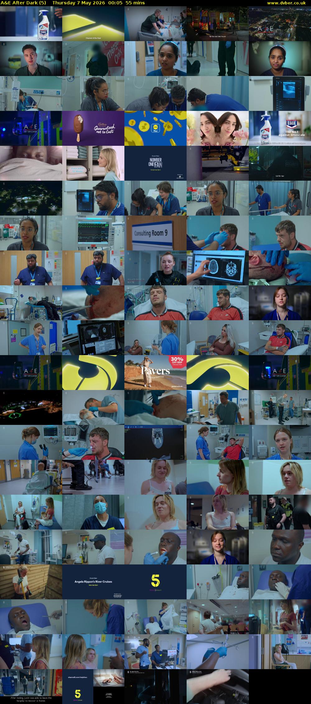 A&E After Dark (5) Thursday 7 May 2026 00:05 - 01:00