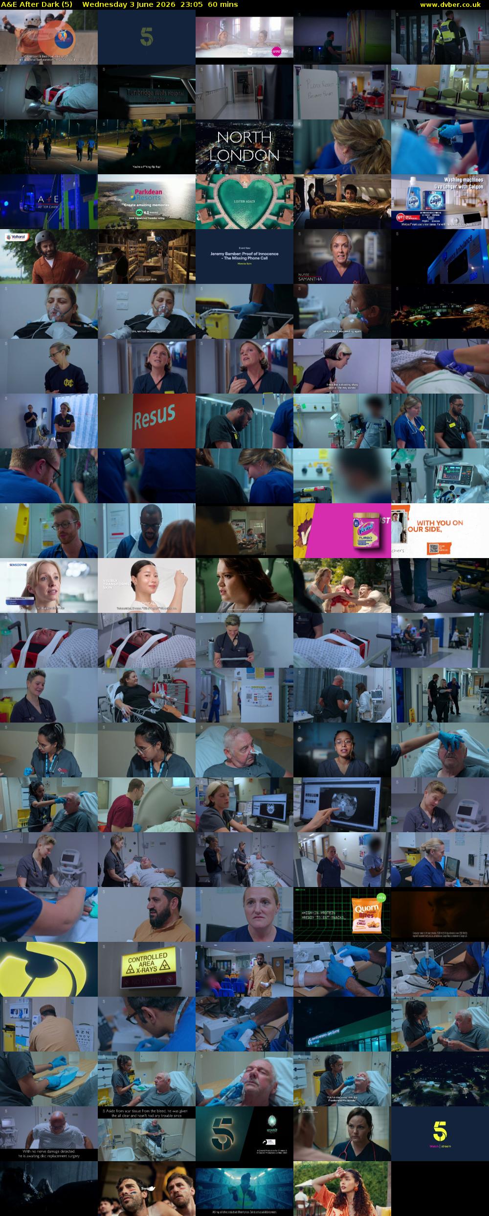 A&E After Dark (5) Wednesday 3 June 2026 23:05 - 00:05