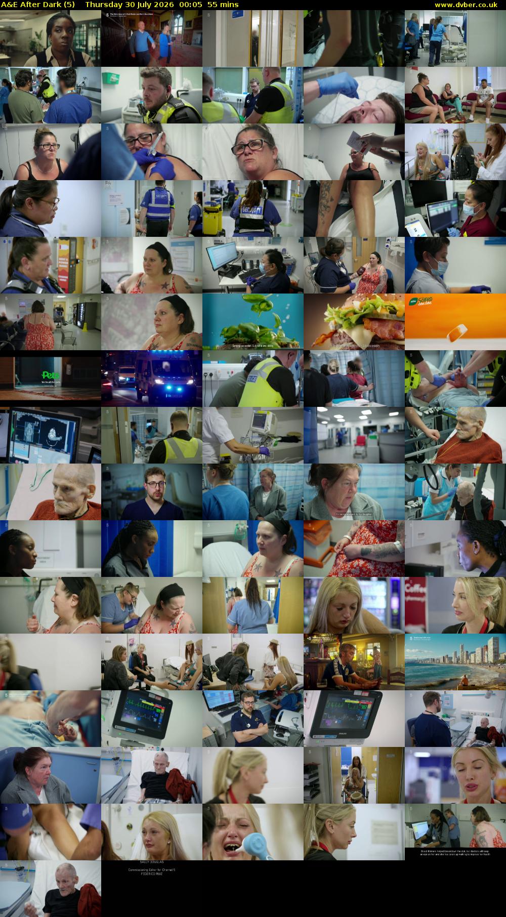 A&E After Dark (5) Thursday 30 July 2026 00:05 - 01:00