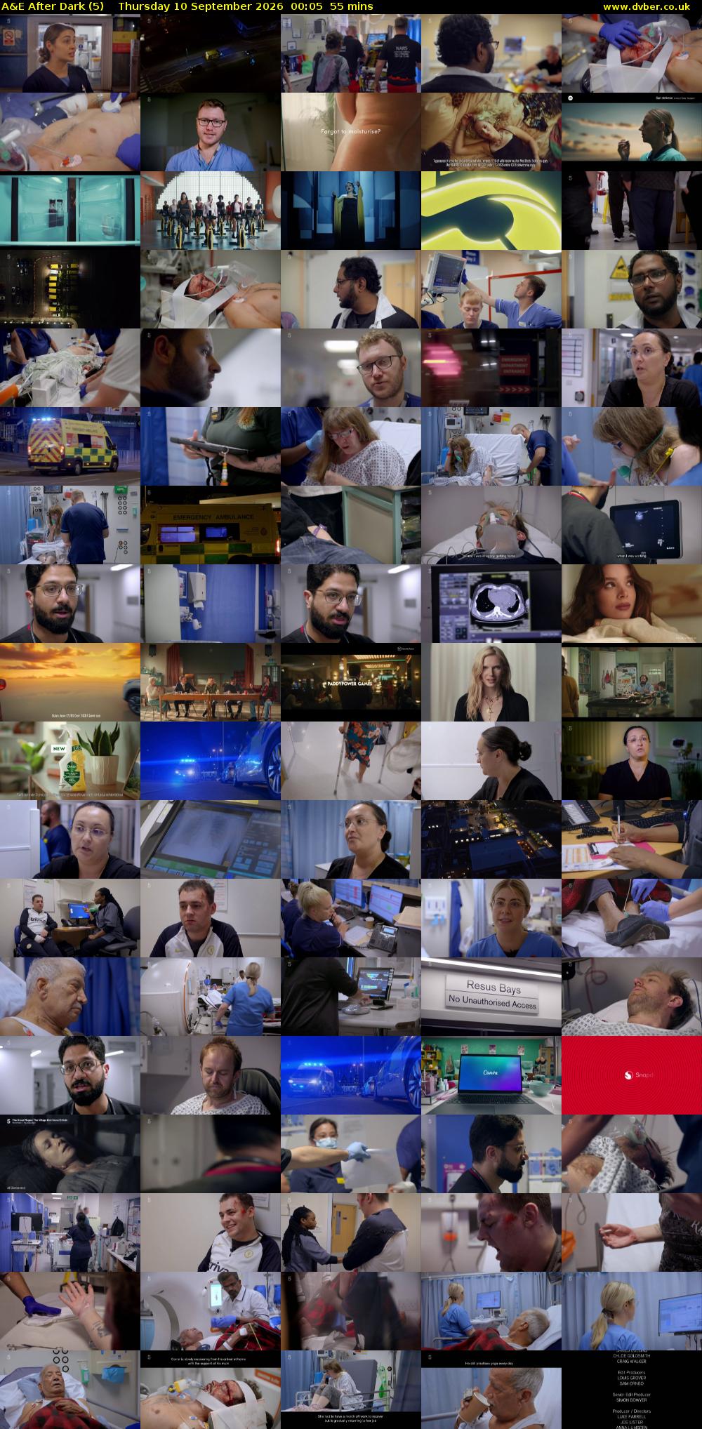 A&E After Dark (5) Thursday 10 September 2026 00:05 - 01:00