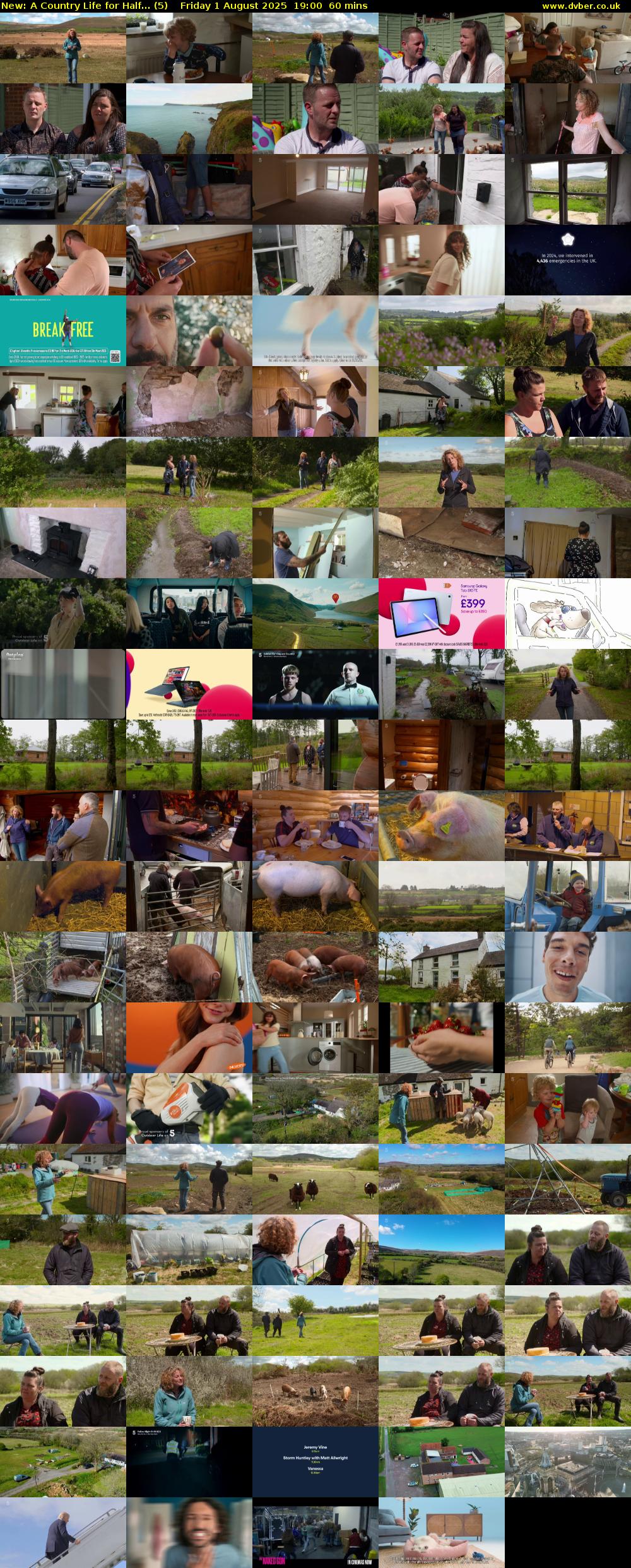 A Country Life for Half... (5) Friday 1 August 2025 19:00 - 20:00