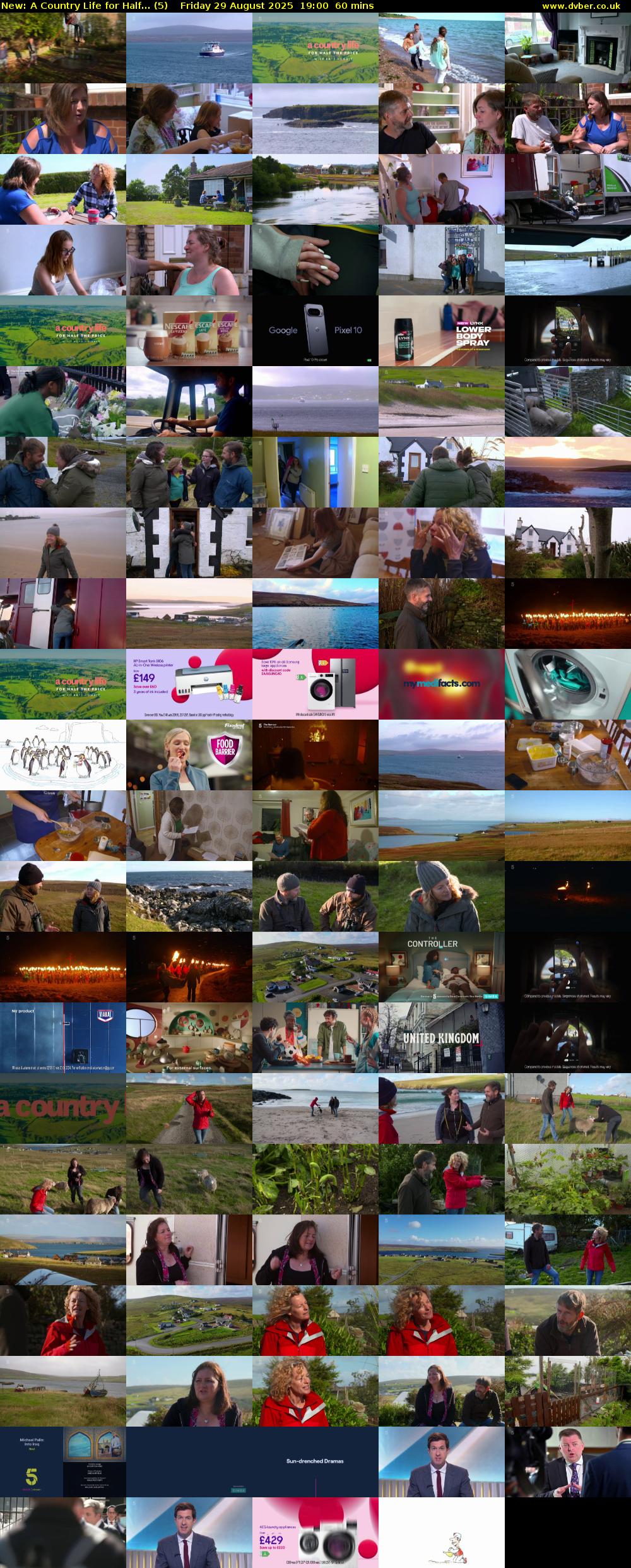 A Country Life for Half... (5) Friday 29 August 2025 19:00 - 20:00