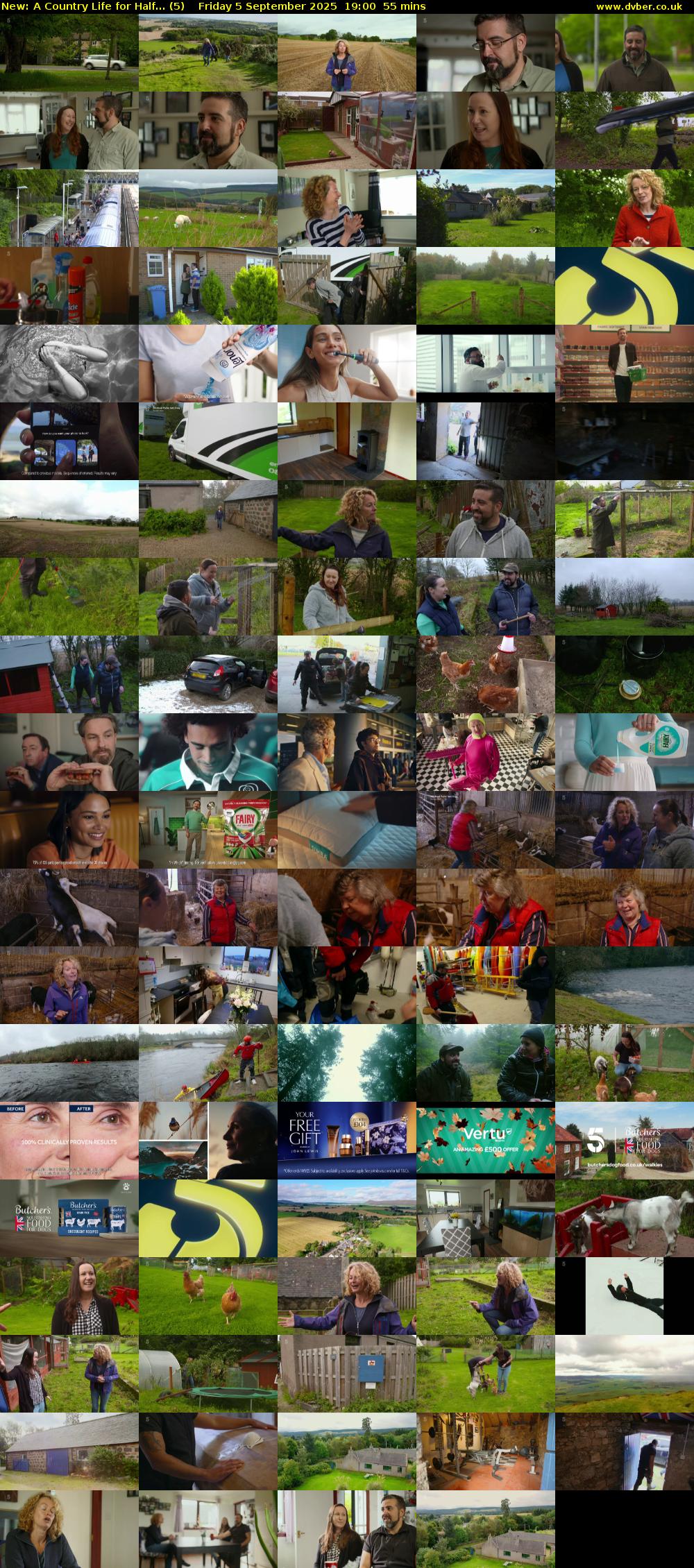 A Country Life for Half... (5) Friday 5 September 2025 19:00 - 19:55