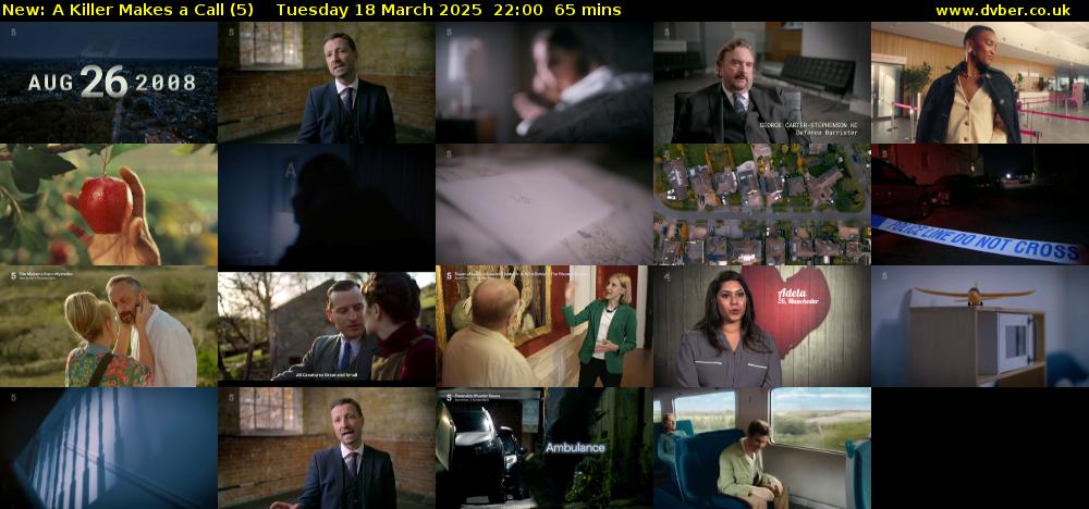 A Killer Makes a Call (5) Tuesday 18 March 2025 22:00 - 23:05
