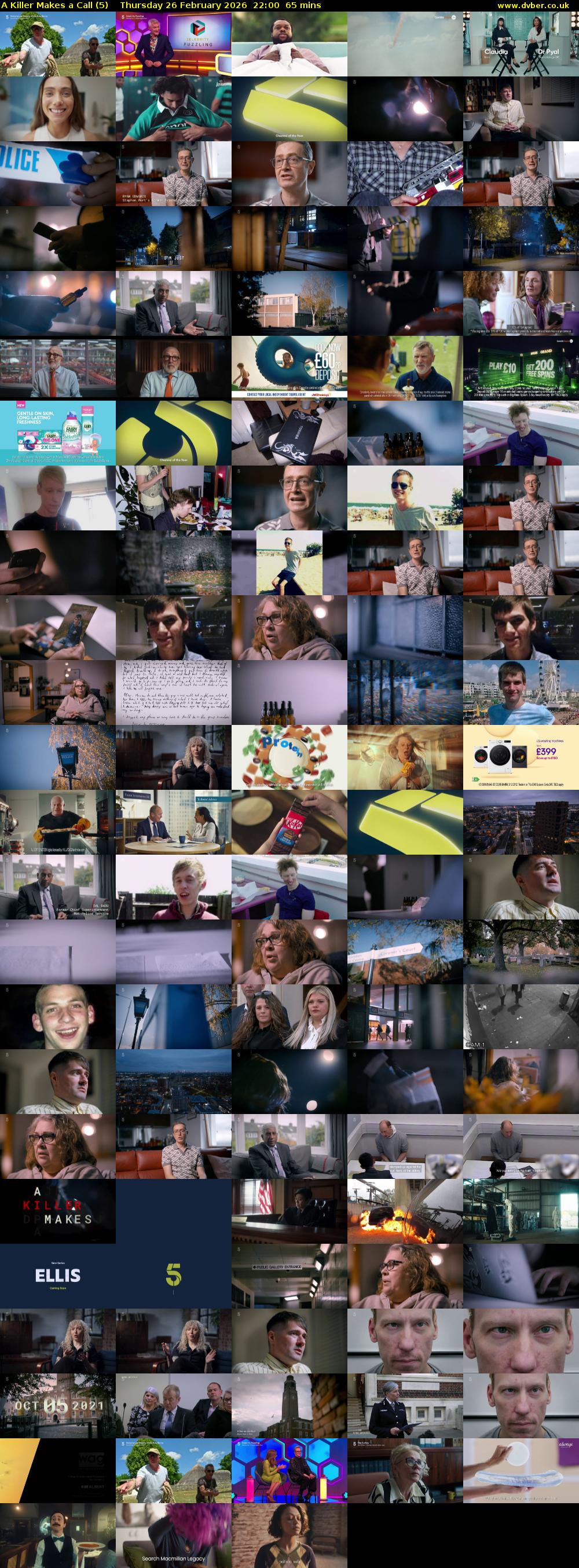 A Killer Makes a Call (5) Thursday 26 February 2026 22:00 - 23:05