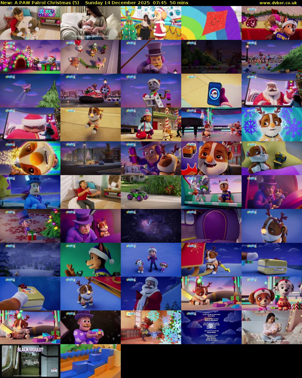 A PAW Patrol Christmas (5) Sunday 14 December 2025 07:45 - 08:35