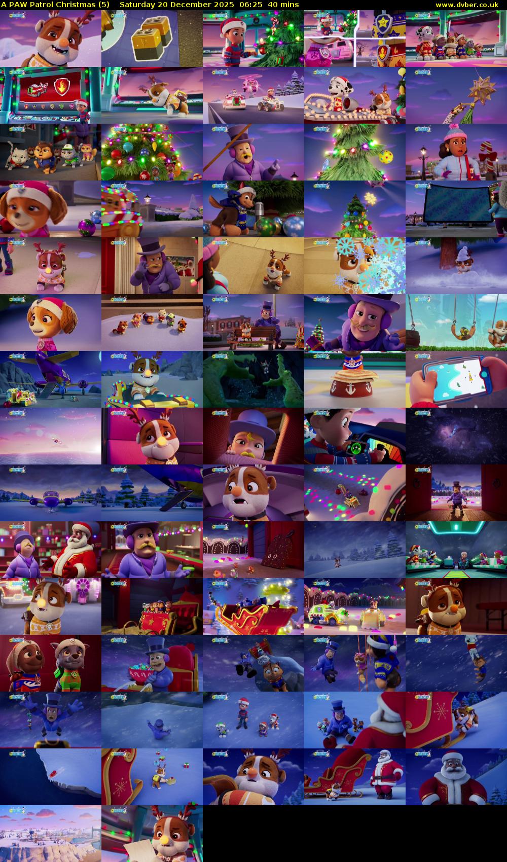 A PAW Patrol Christmas (5) Saturday 20 December 2025 06:25 - 07:05