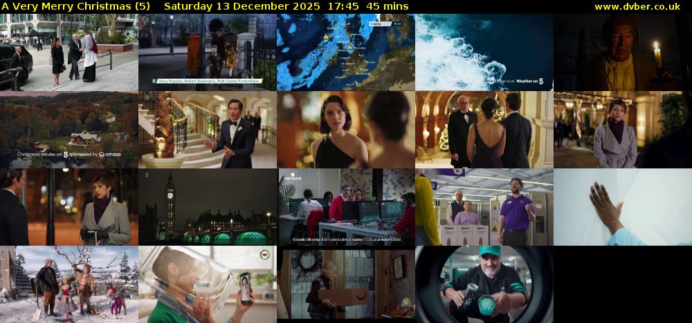 A Very Merry Christmas (5) Saturday 13 December 2025 17:45 - 18:30