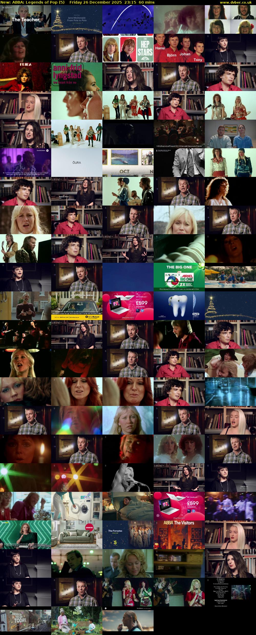 ABBA: Legends of Pop (5) Friday 26 December 2025 23:15 - 00:15