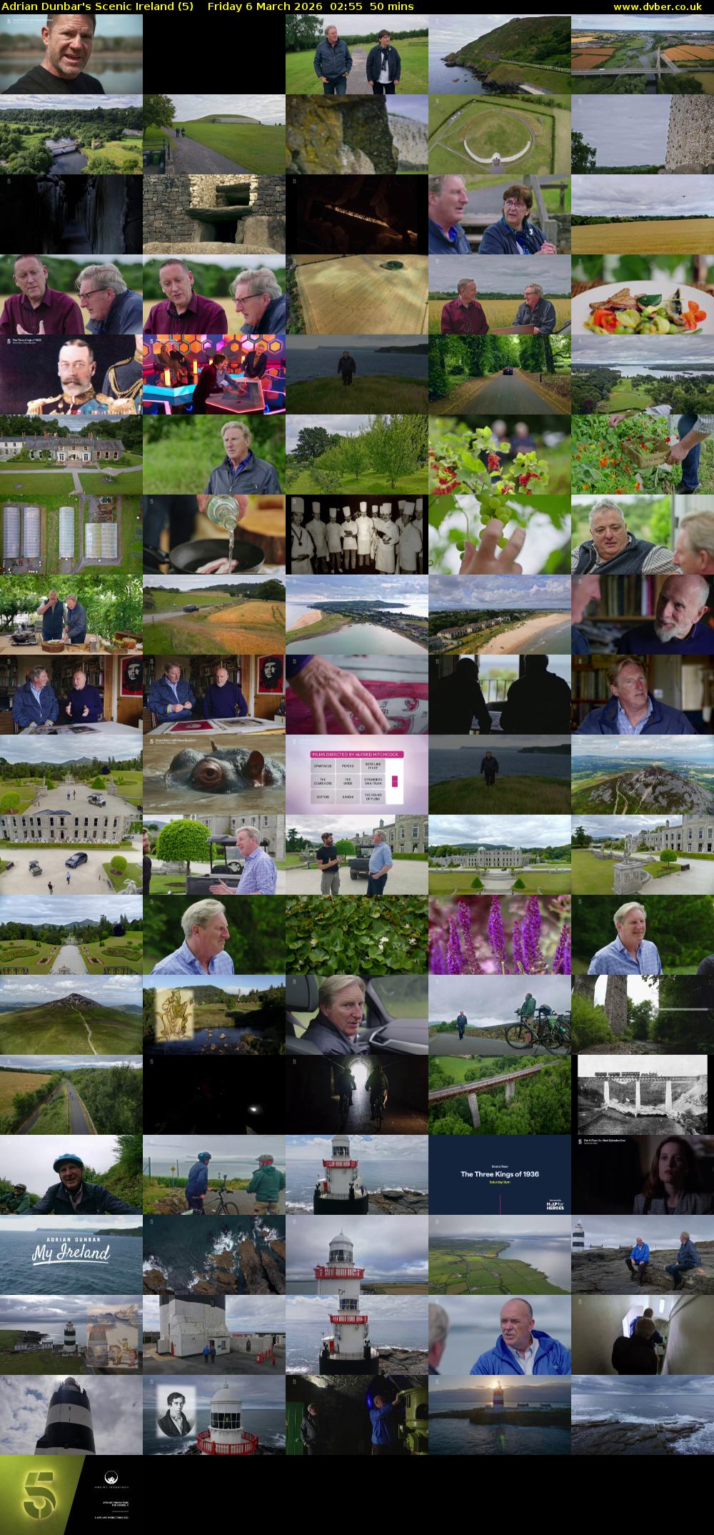 Adrian Dunbar's Scenic Ireland (5) Friday 6 March 2026 02:55 - 03:45