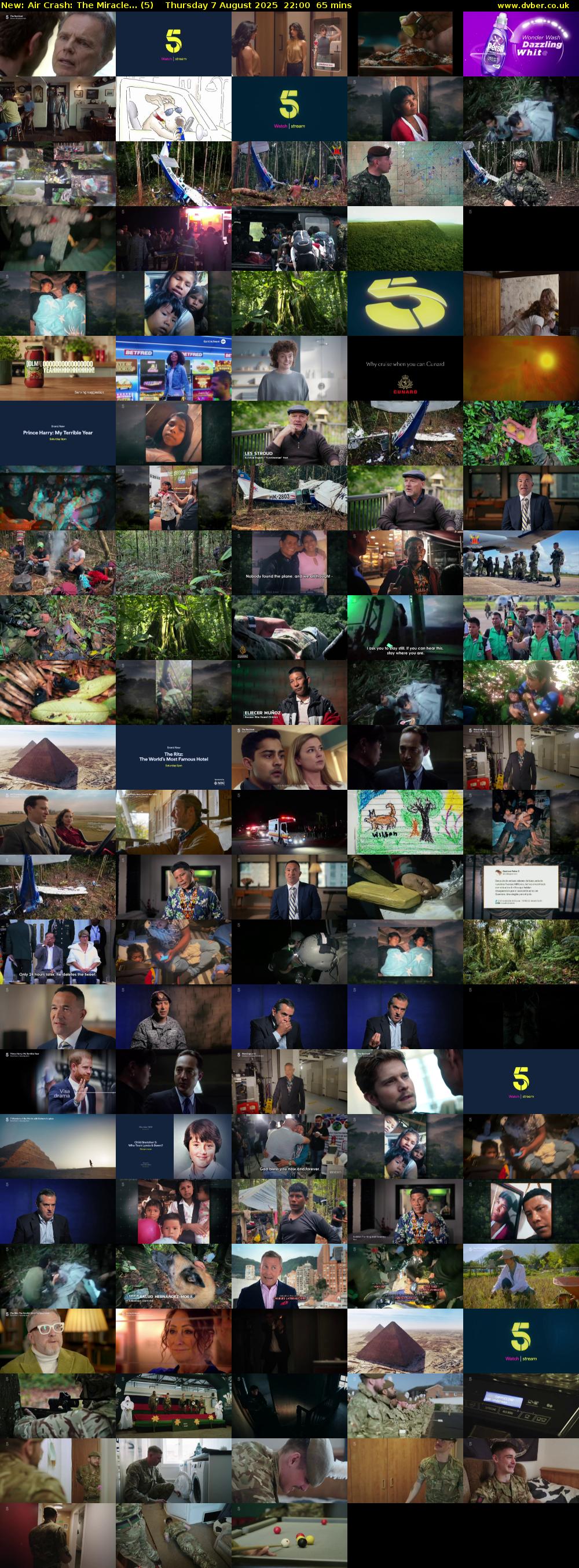 Air Crash: The Miracle... (5) Thursday 7 August 2025 22:00 - 23:05