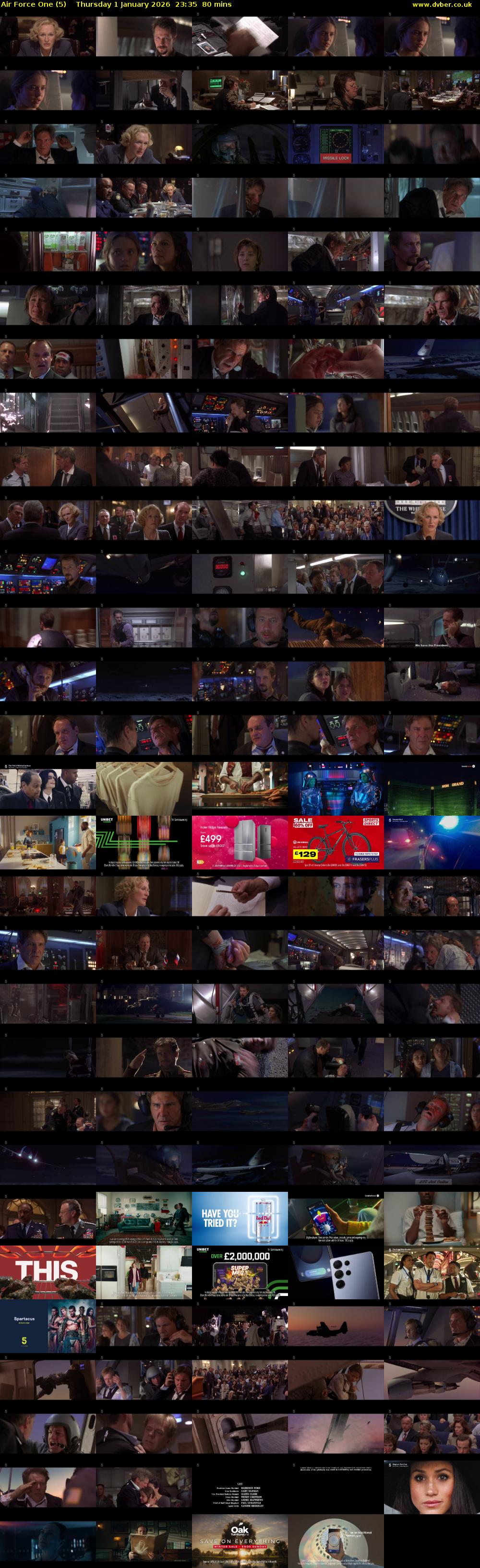 Air Force One (5) Thursday 1 January 2026 23:35 - 00:55