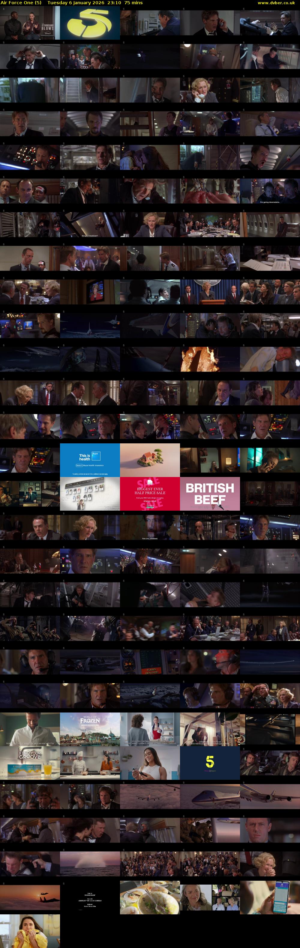 Air Force One (5) Tuesday 6 January 2026 23:10 - 00:25