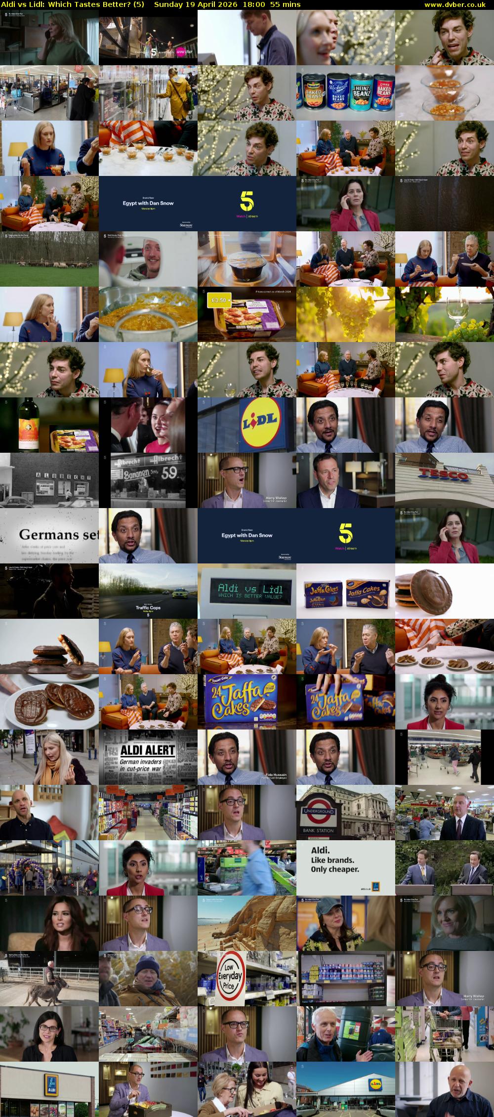 Aldi vs Lidl: Which Tastes Better? (5) Sunday 19 April 2026 18:00 - 18:55