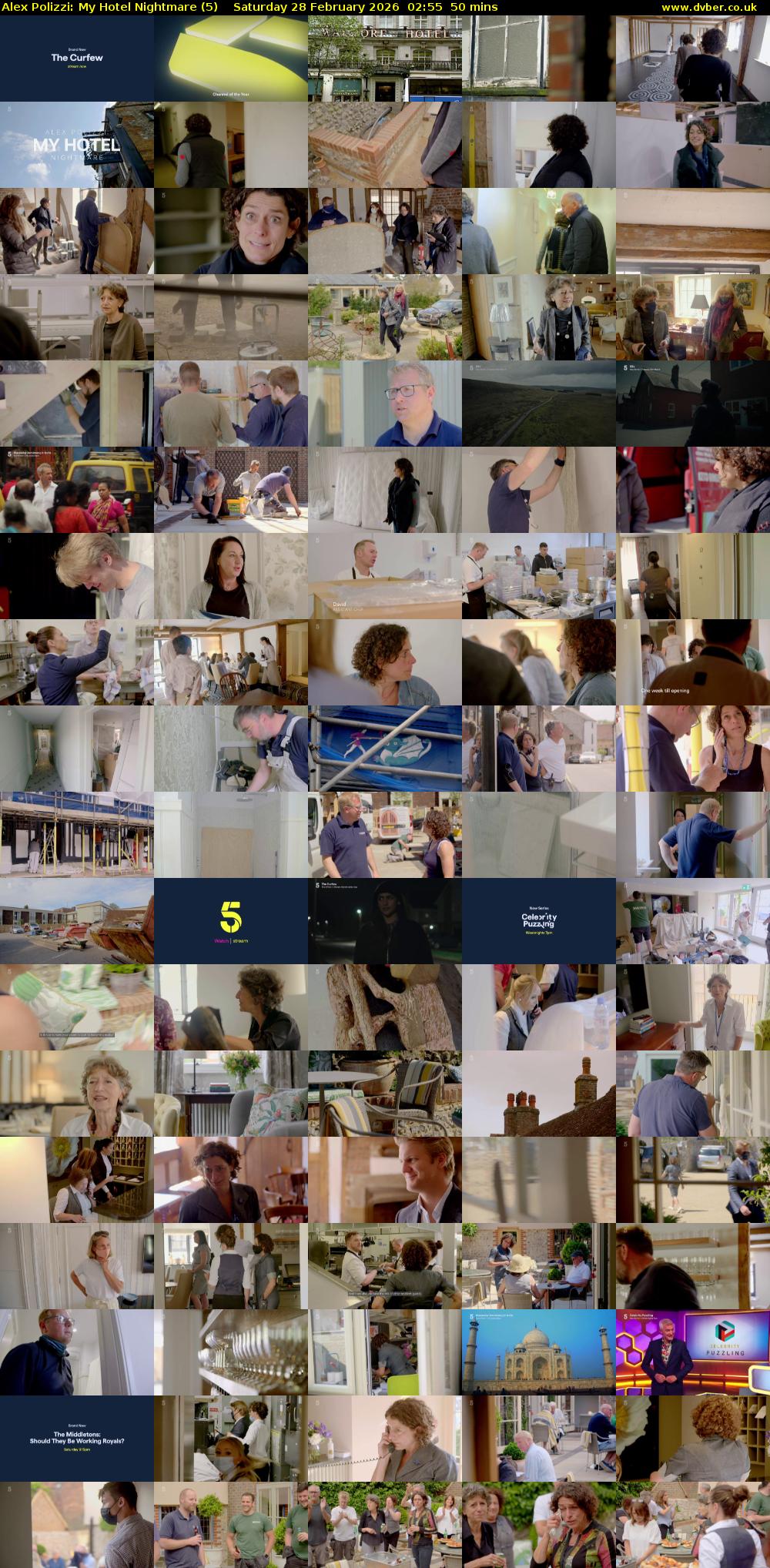 Alex Polizzi: My Hotel Nightmare (5) Saturday 28 February 2026 02:55 - 03:45