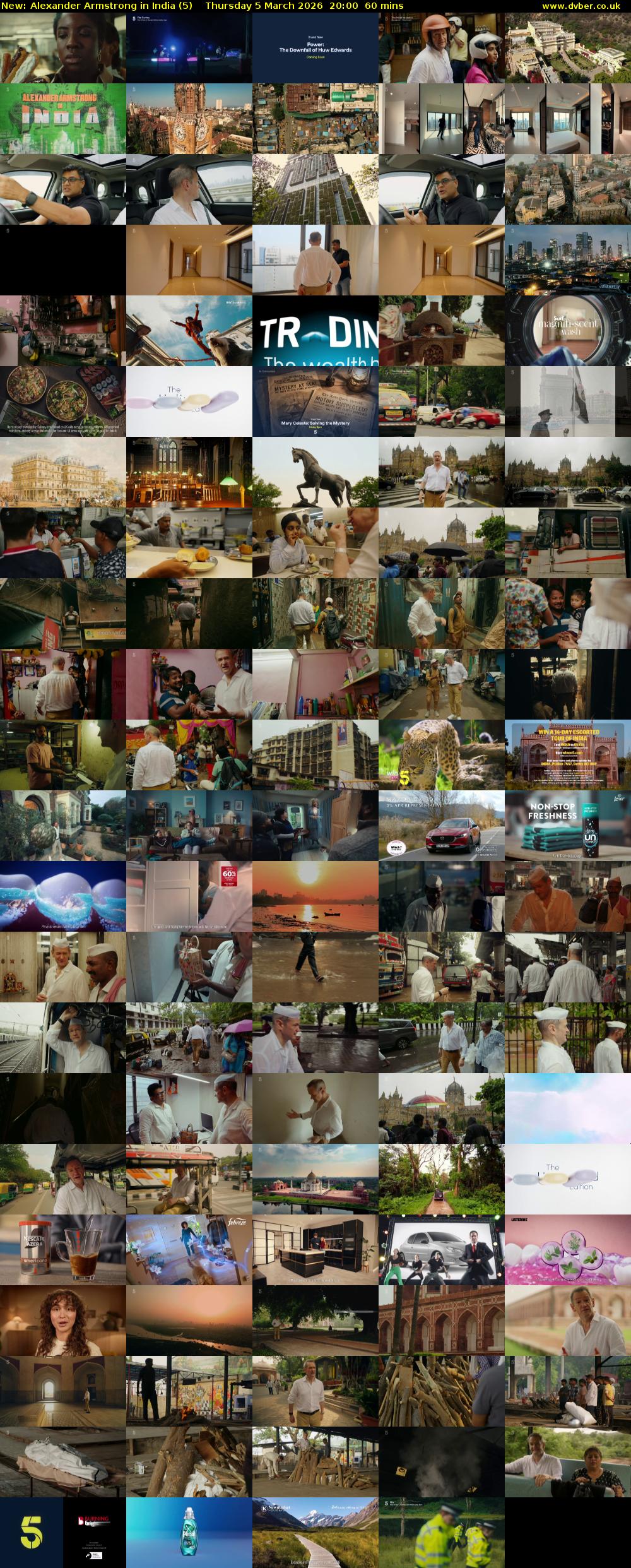 Alexander Armstrong in India (5) Thursday 5 March 2026 20:00 - 21:00