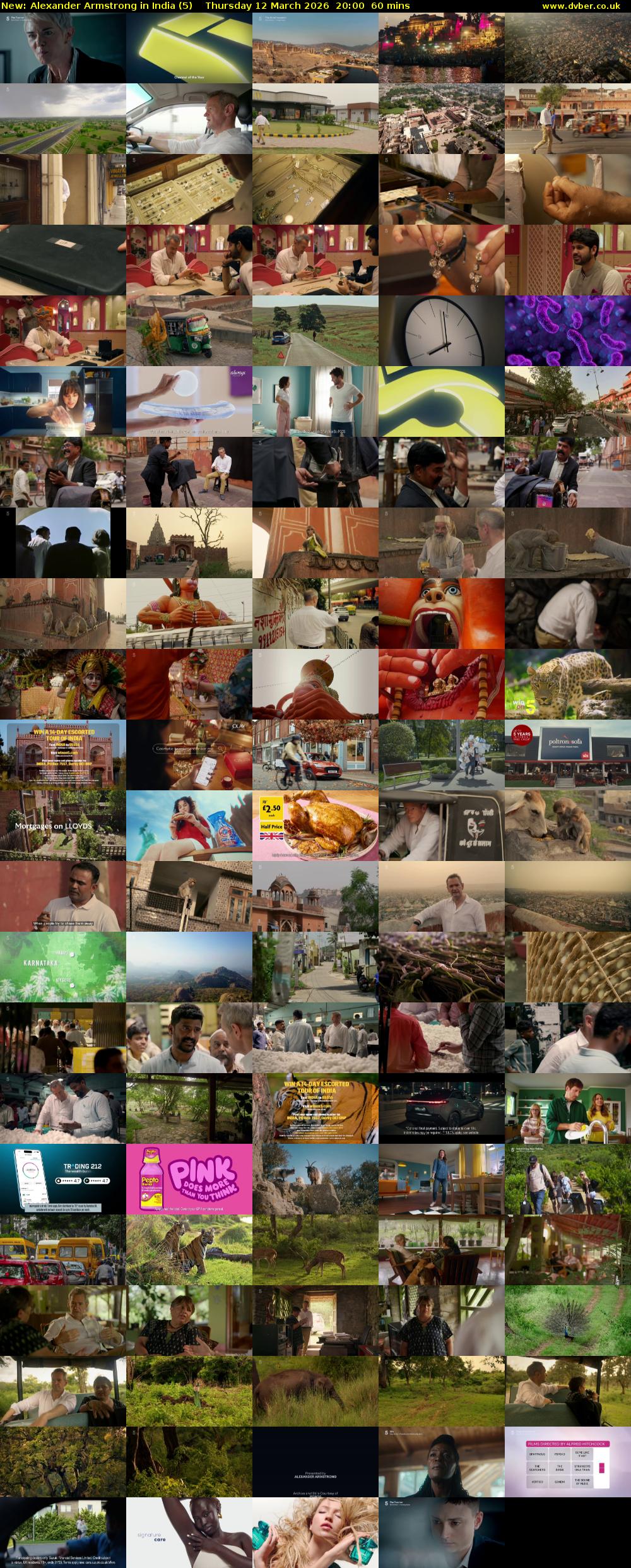Alexander Armstrong in India (5) Thursday 12 March 2026 20:00 - 21:00