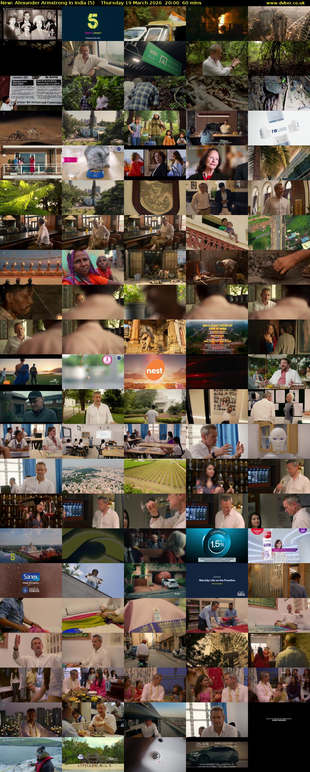 Alexander Armstrong in India (5) Thursday 19 March 2026 20:00 - 21:00