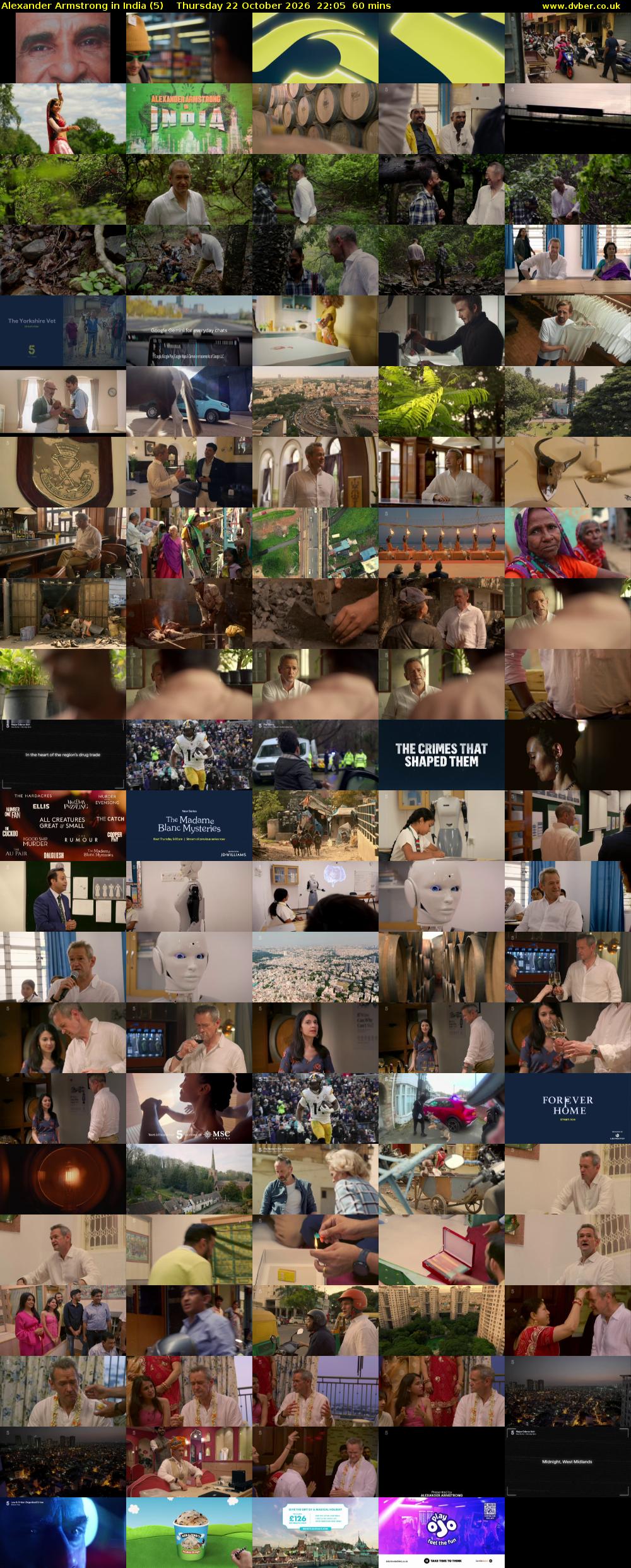 Alexander Armstrong in India (5) Thursday 22 October 2026 22:05 - 23:05